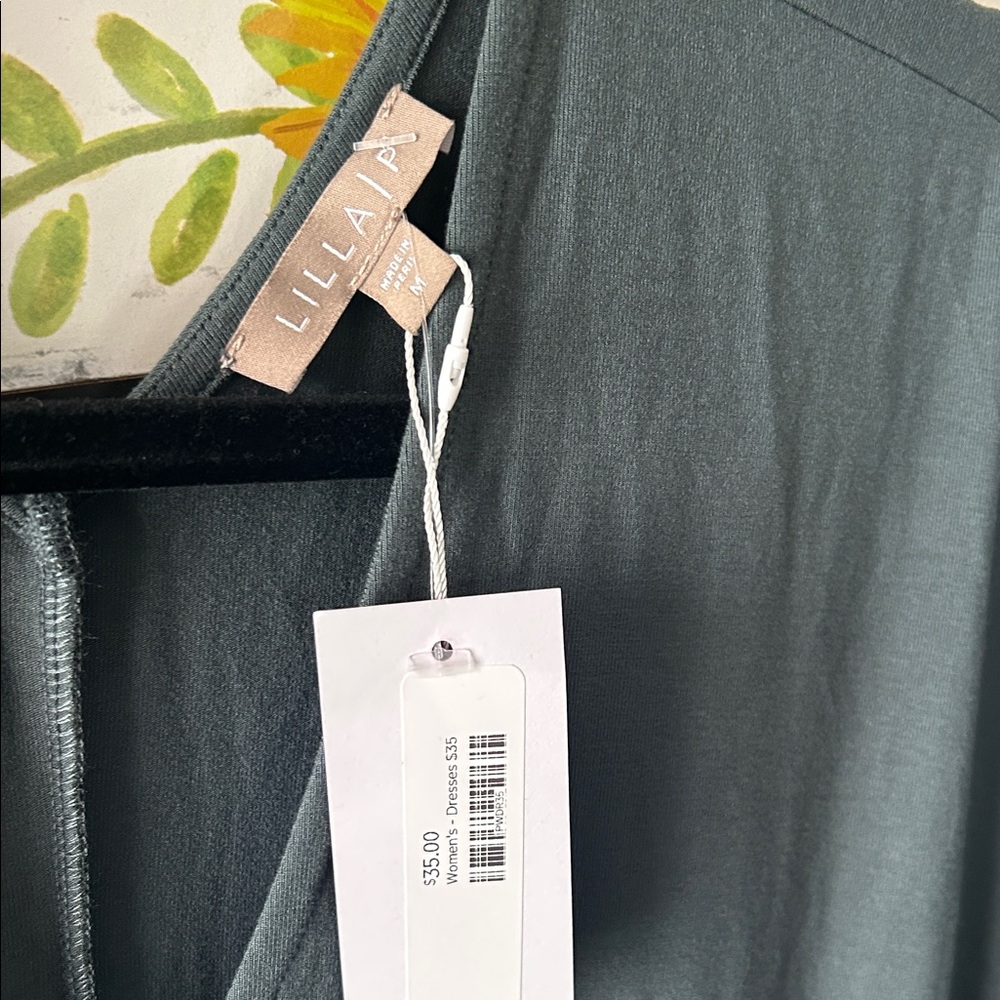 Lilla P Deep Green V-Neck Dress - Picture 4 of 4